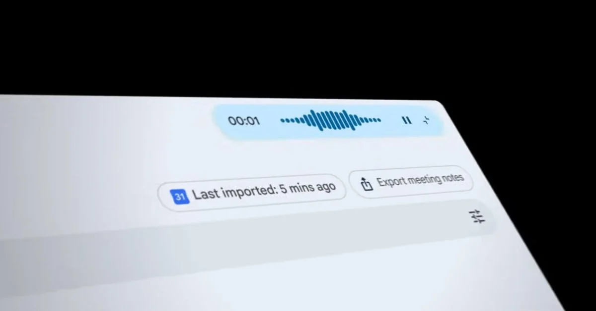 Opname-interface van Google AI Edge Foresight, een Mac-app die vergaderingen lokaal notuleert
